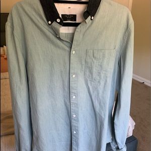 Rag & bone blue button down